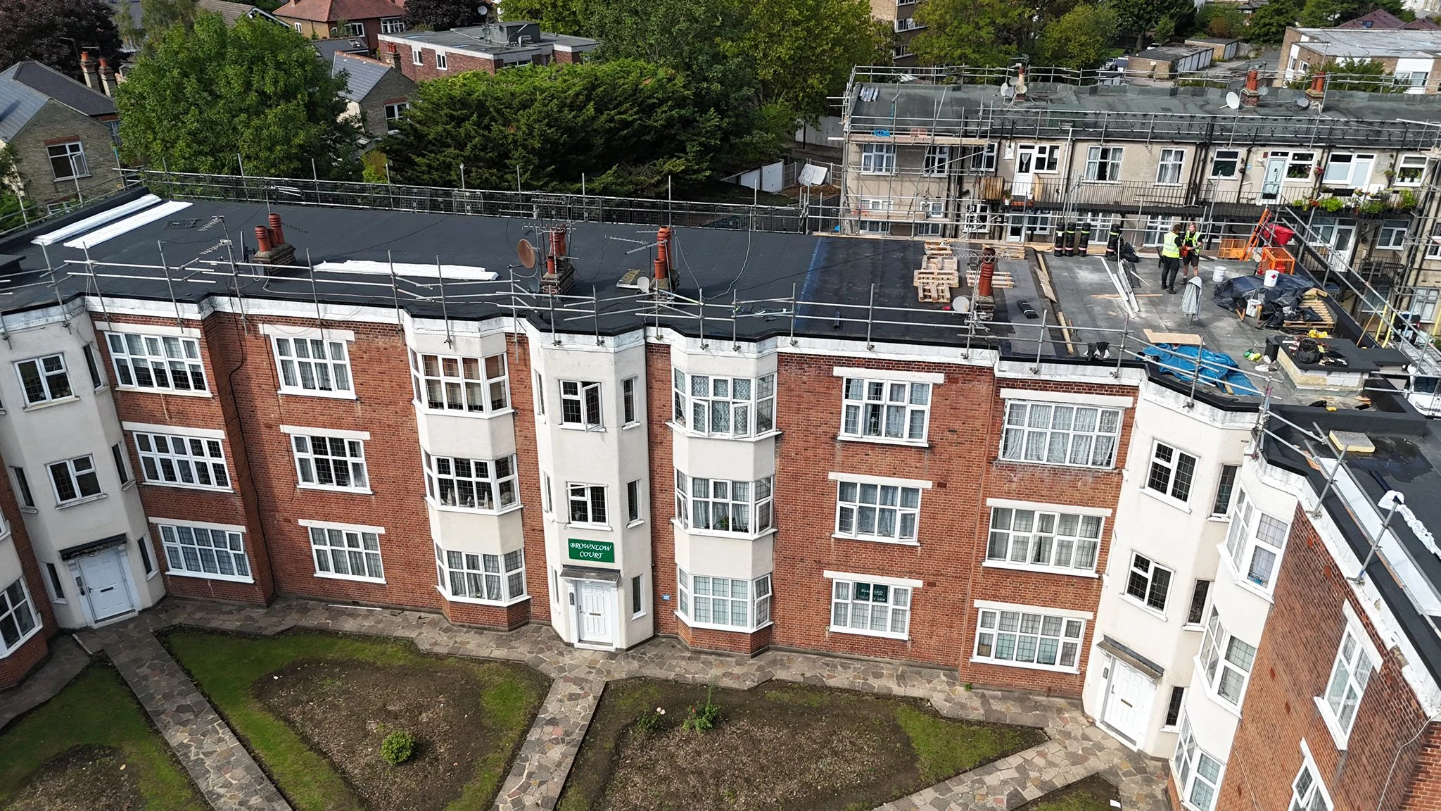 Occupied Building Re-Roofing